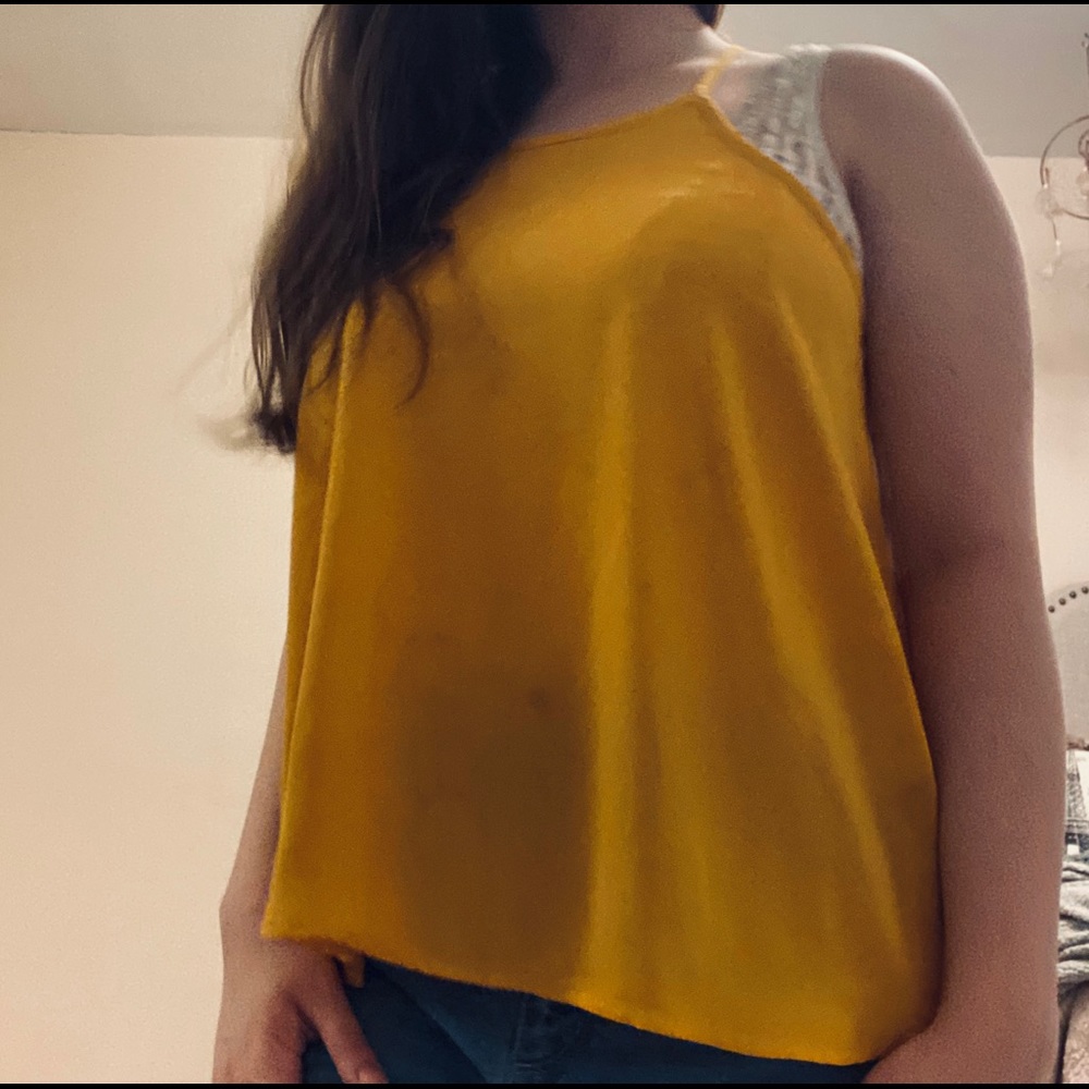 Yellow blouse